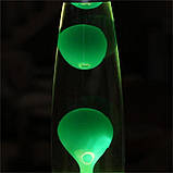 Лава лампа 41 см зелена, корпус металевий, фото 3