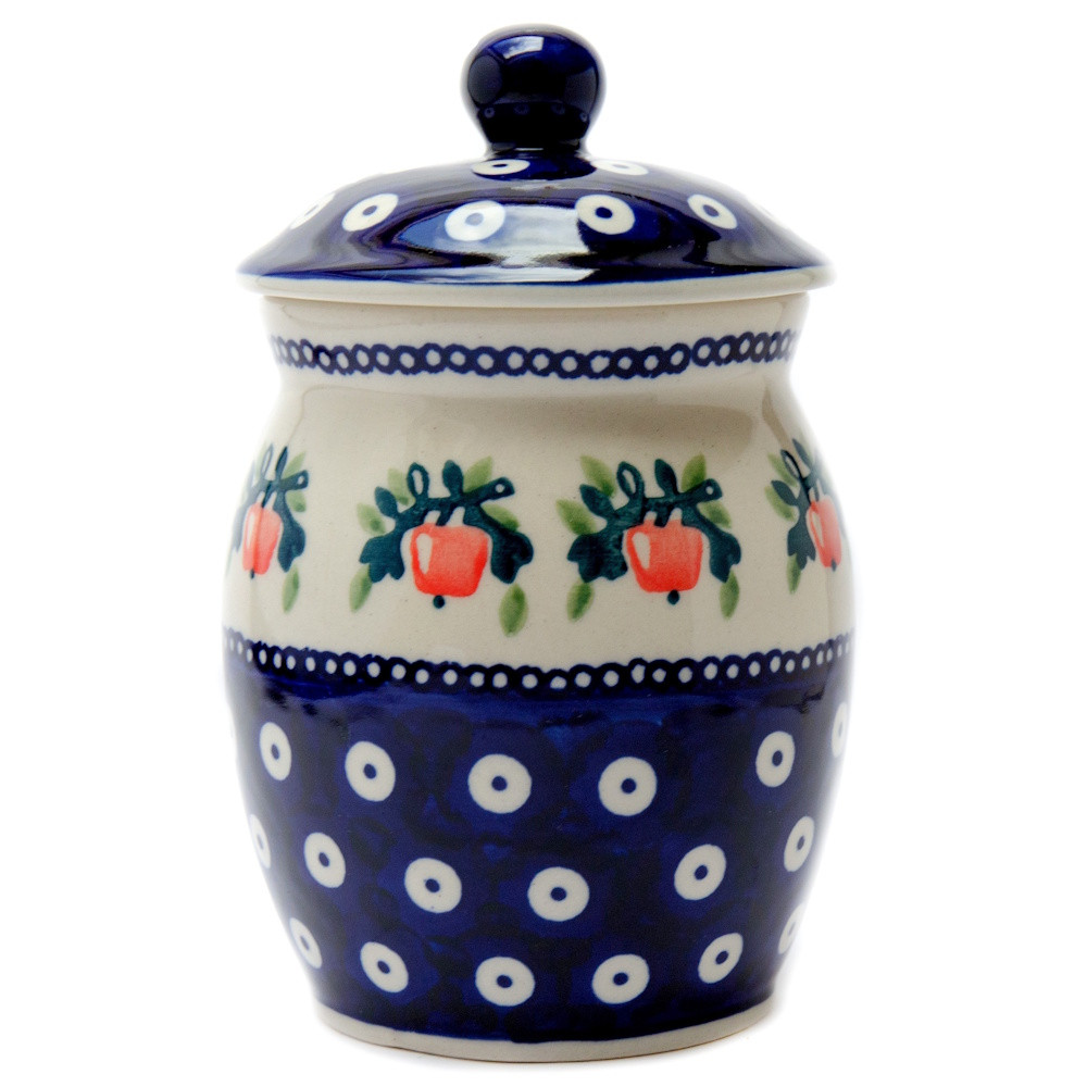 Банка керамічна з кришкою 0,5 л Pink Apple