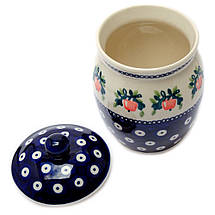 Банка керамічна з кришкою 0,5 л Pink Apple, фото 4