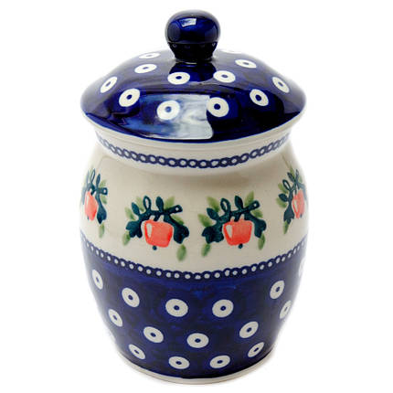 Банка керамічна з кришкою 0,5 л Pink Apple, фото 2