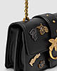 💎 Pinko Mini Love Bag One Simply With Enamel Pin Black 21 х 12 х 7 см, фото 2