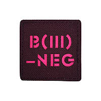 Патч група крові Рожевий Стохід 3-