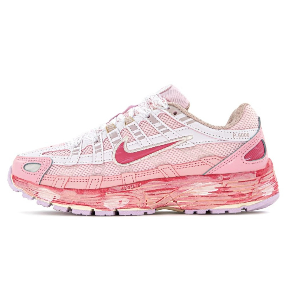 Жіночі кросівки Nike P-6000 Custom Pink Premium рожеві найк Р-6000, фото 1