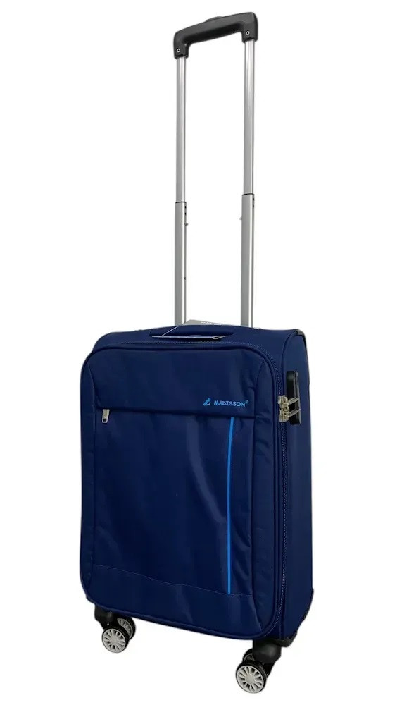 Валіза тканинна MADISSON 35703 мала синя 4 колеса, фото 1