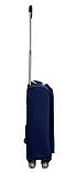 Валіза тканинна MADISSON 35703 мала синя 4 колеса, фото 4