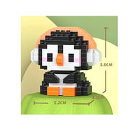 Мікроконструктор Пінгвін | 148 деталей | 3D Міні Блоки в стилі лего | Іграшка для дітей і дорослих
