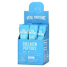 Пептиди колагену, Collagen Peptides, Vital Proteins, без смаку, 20 пакетиків по 10 г