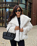 Коротка зимова шуба жіноча з еко хутра Автоледі— стиль і тепло без компромісів, фото 7