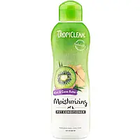 Зволожуючий шампунь-кондиціонер для собак і кішок TropiClean «Ківі і масло какао», 592 мл