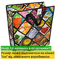 Сумка господарська кольорова London, Paris L3в 45х49см (колір та малюнок в асортименті)