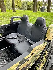 Дитячий електромобіль джип двомісний Bambi M 4170EBLRS-18 (MP3, SD карта, USB, мотори 24V4x76W, акум.2x12V7AH), фото 3