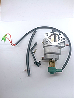 Карбюратор двигуна 188F мотоблока/генератора під важільну заслінку з електроклапаном