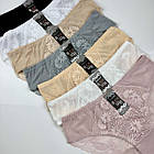 Жіночі бавовняні трусики #2073 Biweier Мікс, фото 2