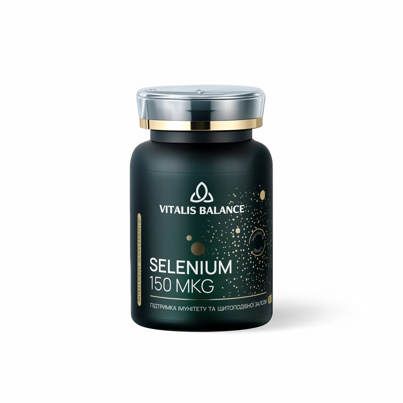 Дієтична добавка Vitalis Balance "SELENIUM 150 MCG" (СЕЛЕНІУМ), три форми селену + вітамін Е, 60 таблеток, фото 1