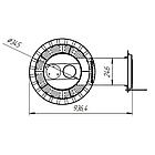 Дров’яна піч для бані та сауни Бочка 30 м³ з виносною топкою та жаростійким склом CANADA, фото 2