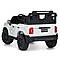 Дитячий електромобіль джип з пультом Toyota Prado білий, фото 8