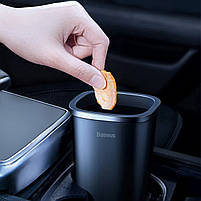 Відро для сміття BASEUS Dust-free Vehicle-mounted Trash Can TrashBag 3 roll/90pcs, 0.8L CRLJT-A01 (CRLJT-A01) black, фото 2