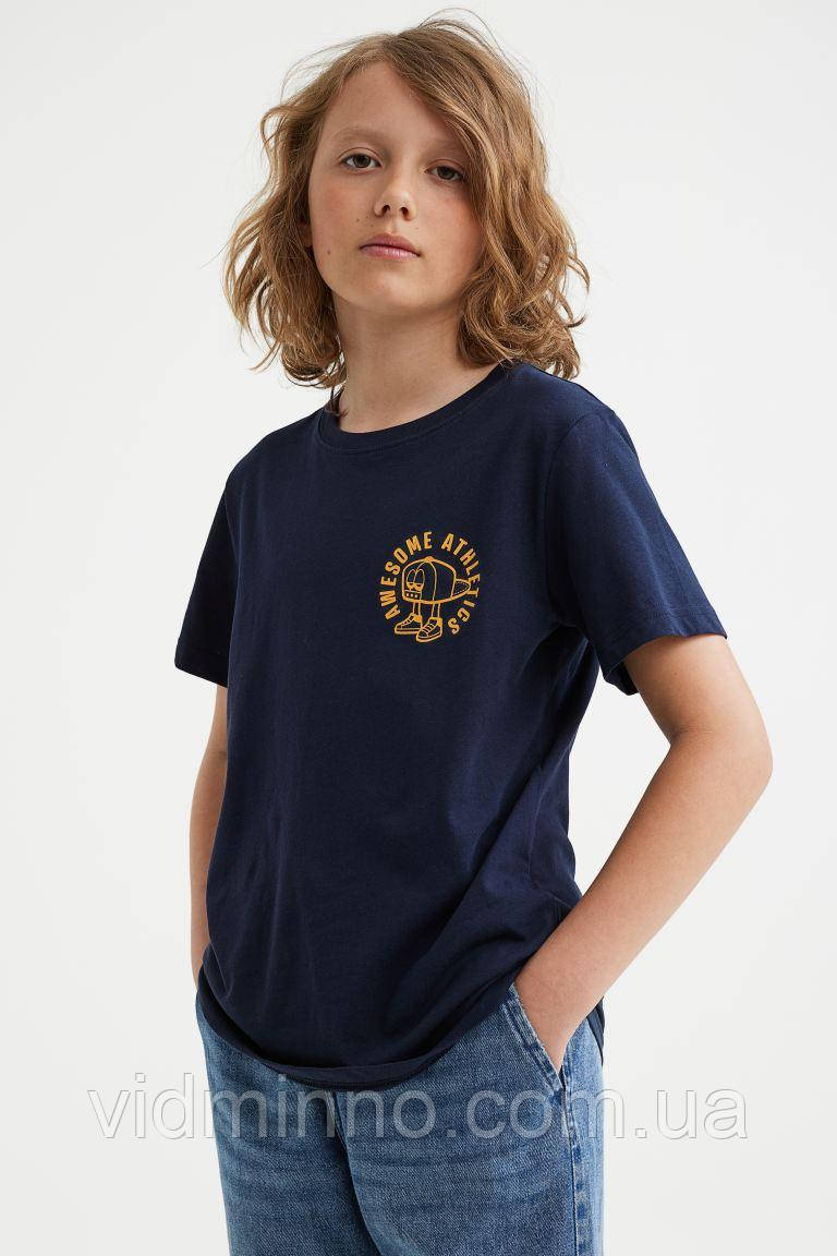 Дитяча футболка H&M на хлопчика, р.158-164, фото 1