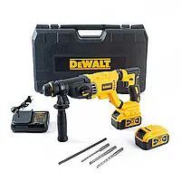Аккумуляторный перфоратор для работы по бетону DeWalt Бесщеточный трехрежимный перфоратор DCH133NT (36V, 6AH)
