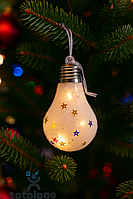 🔥Хіт! Гірлянда Підвісок на батарейках Лампочка Теплий білий, (19-067)