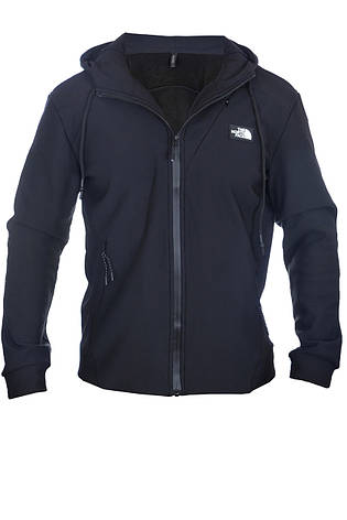 Костюм спортивний чоловічий утеплений The North Face чорний, фото 1