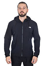 Костюм спортивний чоловічий утеплений The North Face чорний, фото 2