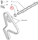 Сальник розпредвала (27х47-8) Fiat Ducato 244, Peugeot Boxer, Citroen Jumper (2002-2006) 2.0/2.2, 9400807289, 080728, фото 3