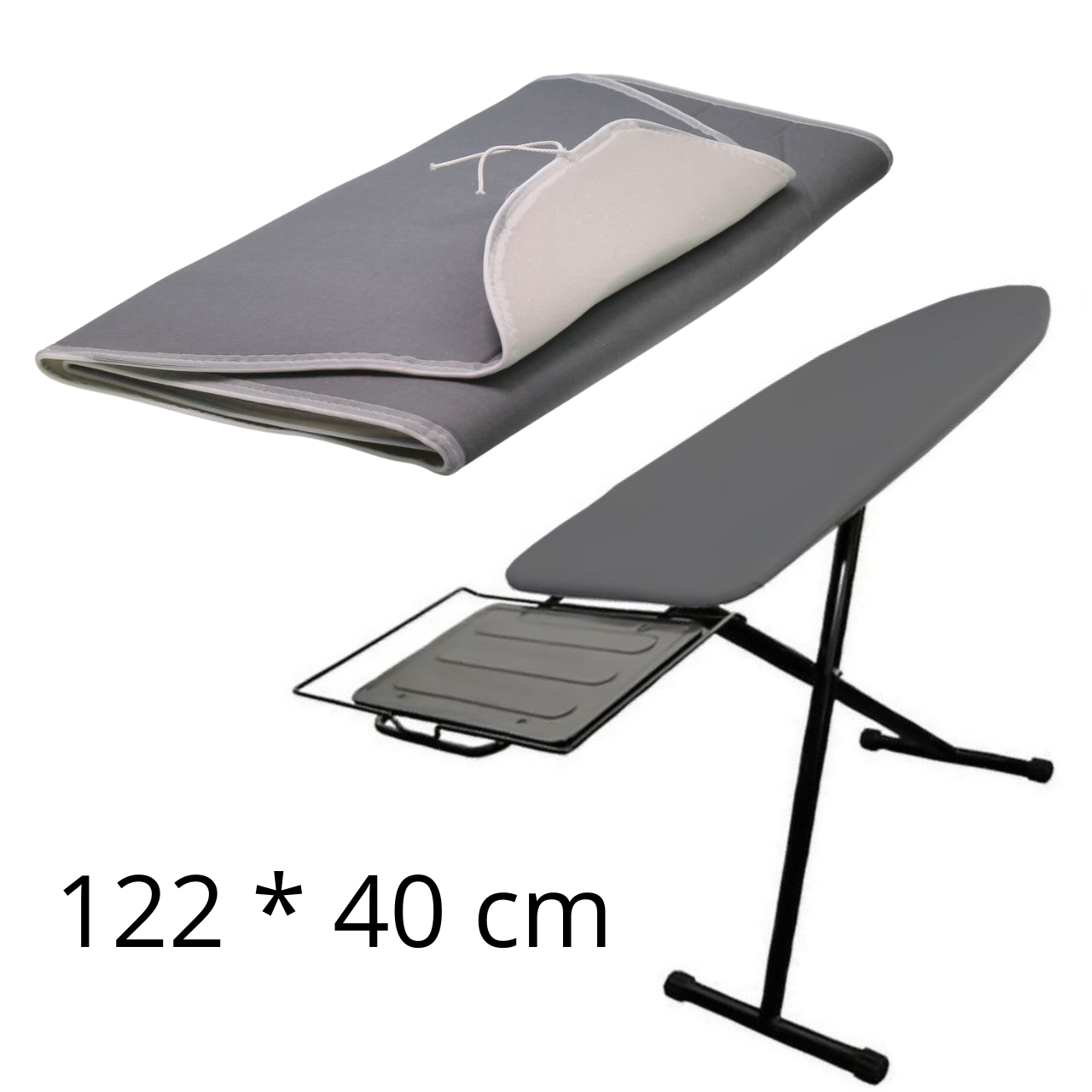 Чохол на прасувальну дошку 122 * 40 Braun IB 3001 BK (7312810014) Оригінал, фото 1