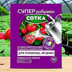 Супер добриво Сотка для полуниці та ягідних Сімейний Сад, 20 г
