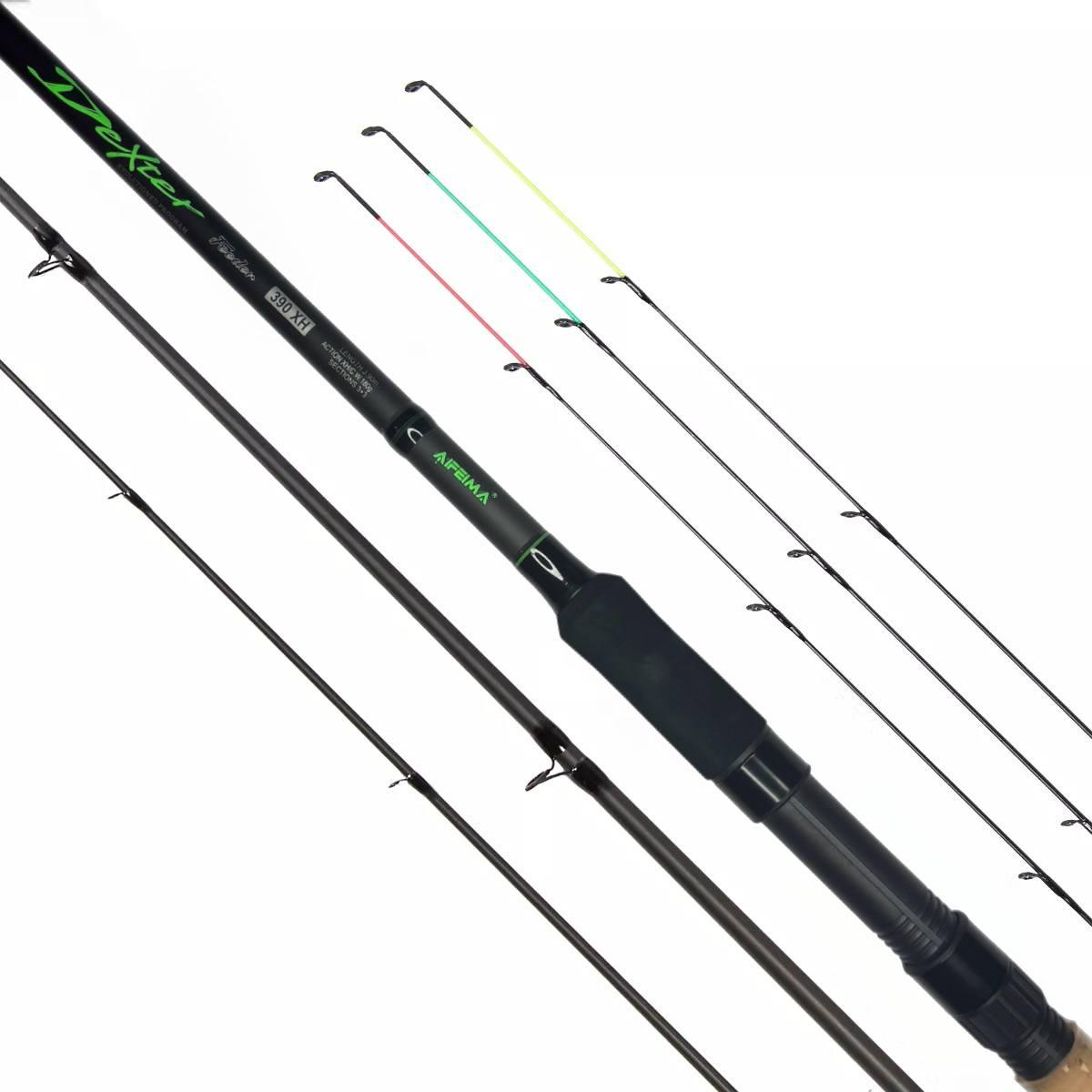 Фідерне вудилище Feima Dexter Feeder 3.3 м (тест 120 г), 3 вершинки, кільця SIC, фото 1