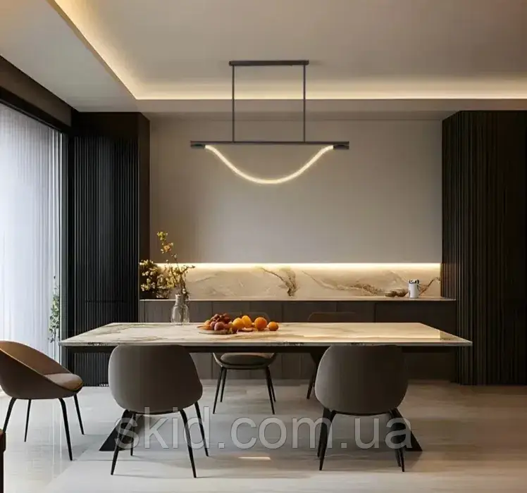 Підвісний світильник-люстра, канат, фото 1