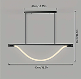 Підвісний світильник-люстра, канат, фото 2