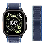 Ремешок Trail Loop для Apple Watch Ultra / Ultra 2 (49 мм) синий (Blue), нейлоновый на липучке