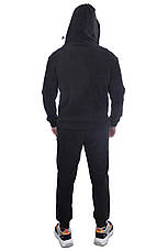 Костюм спортивний чоловічий утеплений Armani чорний, фото 4