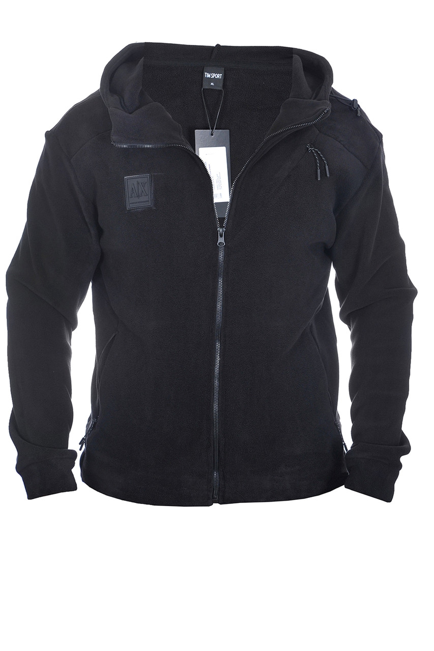 Костюм спортивний чоловічий утеплений Armani чорний