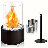 Біокамін настільний для дому та тераси — бездимний, екологічний, декоративний 28×16×10 см, фото 4