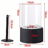 Біокамін настільний для дому та тераси — бездимний, екологічний, декоративний 28×16×10 см, фото 3