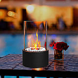 Біокамін настільний для дому та тераси — бездимний, екологічний, декоративний 28×16×10 см, фото 5