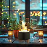 Біокамін настільний для дому та тераси — бездимний, екологічний, декоративний 28×16×10 см, фото 8