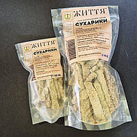 Сухарики з пророщеної пшениці, 50 г