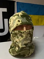 Балаклава фліс Світлий піксель  зима
