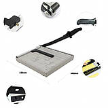 Металева гільйотина для різання паперу A4–B7 — Різак шабельний для паперу, фото 5