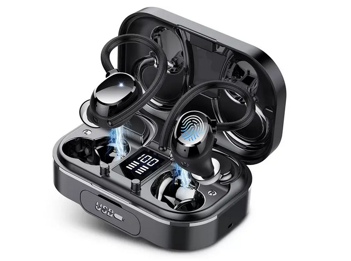 Навушники TWS Q25 бездротові водонепроникні спортивні, фото 1