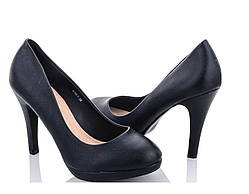 Жіночі чорні туфлі шпилька розмір 36 37 38