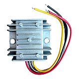72 на 12 В,  5 А Понижуючий DC-DC перетворювач напруги 60 Вт водонепроникний, фото 2