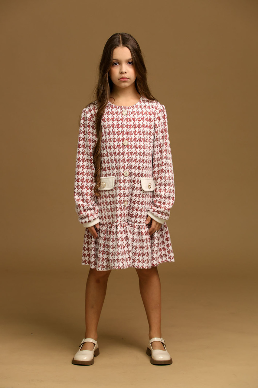 Дитяча тепла святкова сукня для дівчинки 7-12 років, фото 1