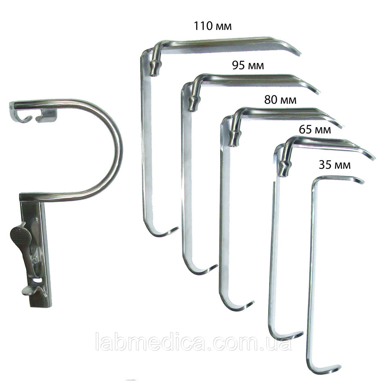 Ронорозширювач DAVIS-BOYLE в наборі 5 шпателей SURGIWELOMED, фото 1