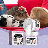 Серветки напальчники для чищення вух собак і котів, 50 шт — гігієнічні одноразові серветки, фото 5