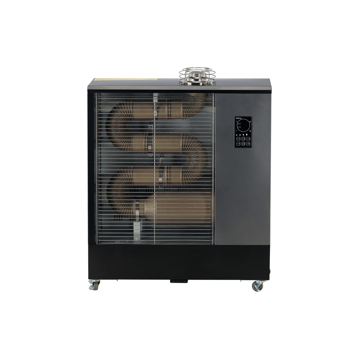 Нагрівач приміщень масляний/гасовий з ІЧ-випромінюванням 230В (60 Вт) продуктивність 13кВт (площа 70-90м²) бак 22л Yato YT-99760, фото 1