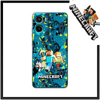 Чохол з картинкою Minecraft для Motorola Moto G05 / Силиконовый чехол на Moto G05